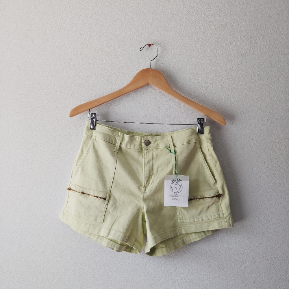 Pistola Lime Green Cargo Shorts